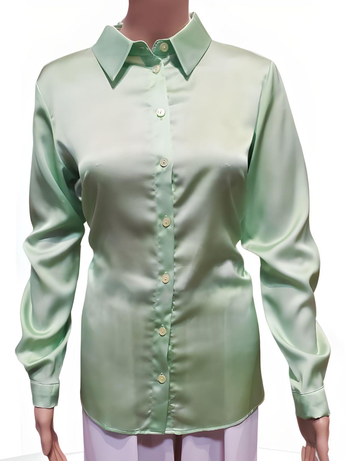 Satin Collared Shirt