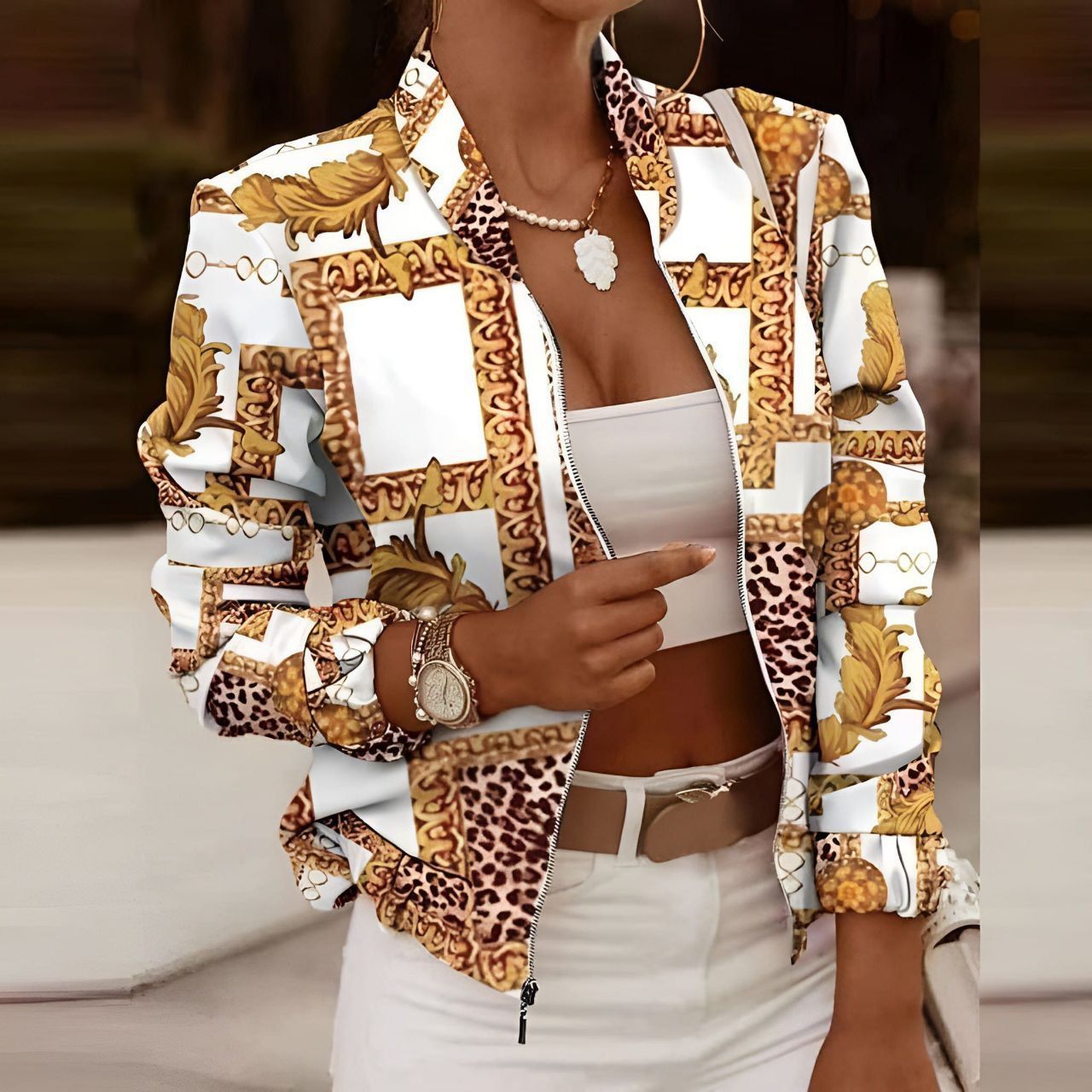 Stylish Bomber Jacket